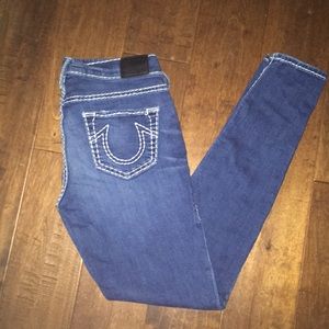 True religion Casey low rise super skinny jeans